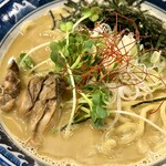 麺や 佐市 - 牡蠣･拉麺 950円