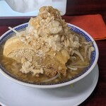 明神 角ふじ - 角ふじ麺　アブラ多め