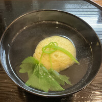和処 つち谷 - そら豆しんじょうの吸い物