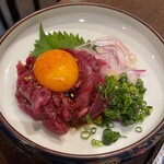 居酒屋 うぶ - 馬肉ユッケ