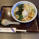 やぶ新橋店 - わかめうどん　¥700