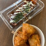 球道食堂 - 料理写真:ザンギ＋お好み棒