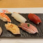 Konishi Zushi - シマエビのお寿司は初めて