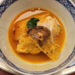 美会 - きんきも 特別なエビのすり身も とても味わい深かった。トムヤムクンだけど、クリーミーなイメージ。