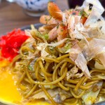 Yakisoba A - ソース焼きそば　大盛り
                      チョコンと乗ったウインナーが愛おしい