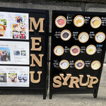 埜蜜喜 - 可愛いメニュー、野菜系もあります