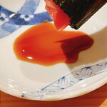 鮨しいな - 赤身を海苔巻きでおかわり