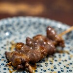 比内地鶏本格焼酎 海舟 - 2023.10 比内地鶏 はつ串（250円）