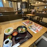 Soji bou - かつ丼と選べる小そばの定食¥1190内 梅おろし選択 蕎麦湯サービスなし 