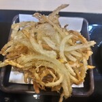 ゆで太郎 もつ次郎 - 野菜かき揚げ