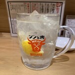餃子酒場 ぴたり なんば店 - 生レモンサワー