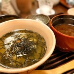 天健 - 小柱海鮮かき揚げ天茶