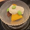 Washoku Ryoukan - 柿と栗渋皮煮の白和え
