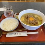 Katsumiya - 納豆カレーころうどん、小ライス