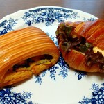 クロワッサン屋サクサク - 料理写真:パンスイス　クレームパティシエールショコラ＆サンドたまご
