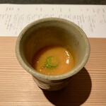 日本焼肉はせ川 別亭 - 小吸物・新潟プレミアム南瓜 イッカ南瓜すり流し