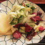 そば処 長岡屋 - 2013.10.21  付け合せの漬物☆