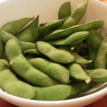 そば処 長岡屋 - 2013.10.21  つまみの枝豆☆