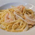 ANTICA OSTERIA Dal POMPIERE -  リングイーネ 海老のレモンクリームソース