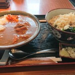 そば処　寿美吉 - カレーライスとたぬきそばセット
