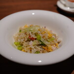 Ino Kantonizu Nihombashi Takase - 海鮮とレタス入り炒飯