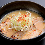 Grilled pork in tonkotsu soup