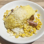 Cheese Cisco Omelette Rice