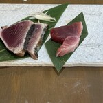 魚屋 Fish.K - カツオの藁焼きとカツオの生