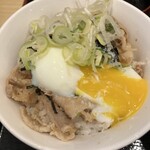 Irorian Kiraku - 豚丼みたいなやつの温玉乗せ