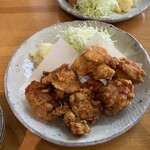 とんかつ八千代 西分店 - ランチセット　唐揚げ定食　1350円