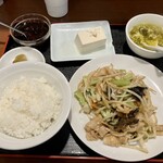 Chuuka Izakaya Shomin - 肉野菜炒め定食