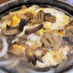 どんどん庵 - きのこ玉子とじうどん