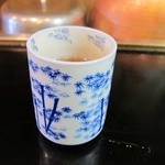 けやき - 食後、お茶も出してくれました。