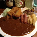 神菜月 - デカ盛りカレー（ハーフサイズ）