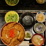 ごちそう家 ぽん太 - ソースカツ丼大定食1200円税込