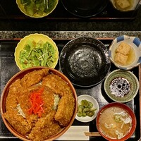 ごちそう家 ぽん太 八丁堀店 - ソースカツ丼大定食1200円税込