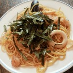 カレン - カレースパゲッティ(900円)シーフード 具だくさん