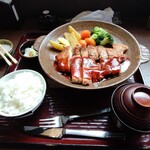 とんかつ 彩美 - ポークソテー定食