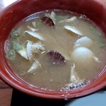 Musashi - 定食の味噌汁はホタテ