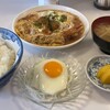 キッチンニュー早苗 - 料理写真:エビ・カツ煮皿定食 1,000円