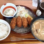 菜々家 - 播磨灘産牡蠣フライ定食