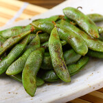 Stir-fried black edamame with butter