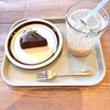 喫茶 ココリエ - 米粉のお豆腐ガトーといちじくソーダ