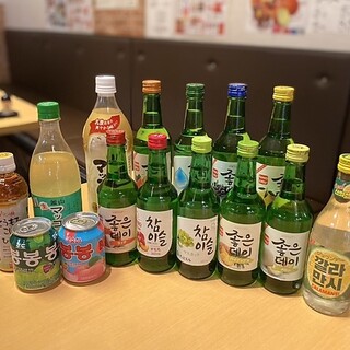 [All-you-can-drink] is essential for parties! You can also enjoy makgeolli and Korean soju♪