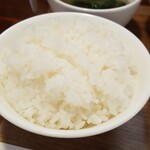 キッチン ブルー グローブ - ご飯大盛りのアップ