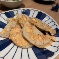 卓 - 蓮根スモークチーズ