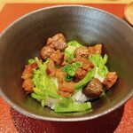 日本料理FUJI - 猪肉と万願寺唐辛子ご飯
