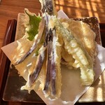 麦の香 - セットの野菜天ぷら　242円