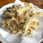 蕎麦屋蛍 - 新舞茸の天ぷら(¥1000)