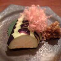 八お野 - 水ナスをそのままもろ味噌で♪